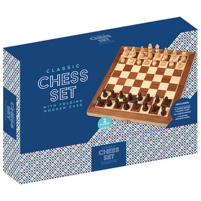 Traditional Wooden Chess Board Game image number 1