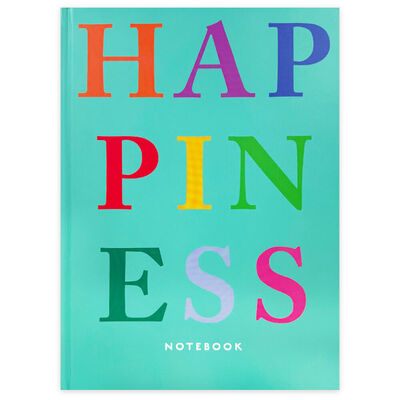A4 Casebound Happiness Notebook image number 1
