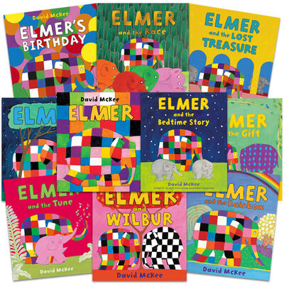 Elmer: 10 Kids Picture Book Ziplock Bundle image number 1