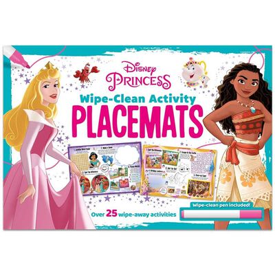 Disney Princess: Wipe-Clean Activity Placemats image number 1