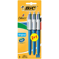 Bic Original 4-in-1 Colour Pens: Pack of 3
