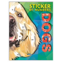 Sticker By Numbers: Dogs