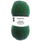 DK Acrylic Yarn: Forest Green 100g image number 1