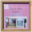 Natural Deep Box Frame - 25cm x 25cm image number 1