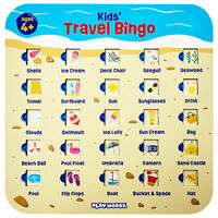 PlayWorks Travel Bingo Boards: 2 Pack