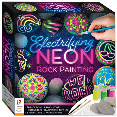 Glow in the Dark Rock Art Mini Kit - Rock Painting - Art + Craft - Adults -  Hinkler