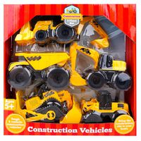 Construction Vehicles Set: 5 Pieces