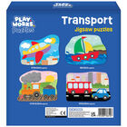 PlayWorks Transport Jigsaw Puzzles: Pack of 4 image number 2