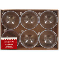 Fill Your Own Baubles: Pack of 6