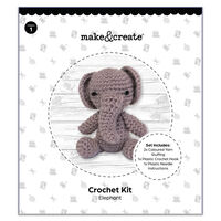 Crochet Craft Kit: Elephant