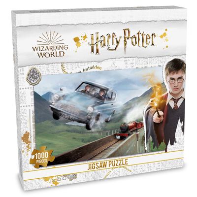 Harry Potter Flying Car 1000 Piece Jigsaw Puzzle The Works