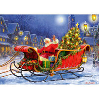 Santa's Sleigh 500 Piece Jigsaw Puzzle