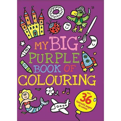 My Big Purple Book of Colouring By Igloo Books |The Works