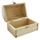Wooden Chest with Metal Clasp image number 2