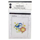 Cross Stitch Card Set: Bird image number 1