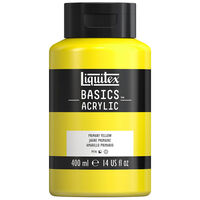 Liquitex Basics Acrylic Paint 400ml: Primary Yellow