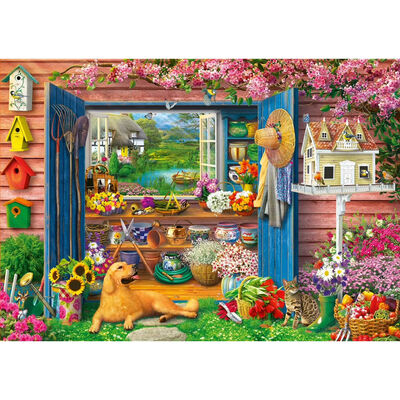 The Potting Shed 1000 Piece Jigsaw Puzzle image number 2