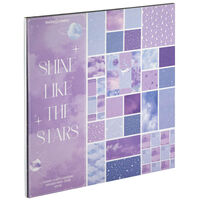 Stars Design Pad: 12 x 12 Inches