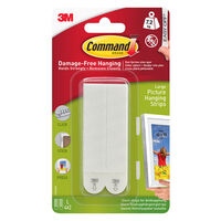 Command Large Picture Hanging Strips: Pack of 4