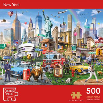 New York 500 Piece Jigsaw Puzzle image number 1