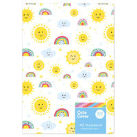 A5 Rainbows Cute Crew Flexi Notebook