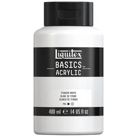 Liquitex Basics Acrylic Paint 400ml: Titanium White