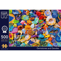 Gemstones and Geodes 500 Piece Jigsaw Puzzle