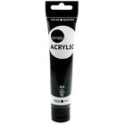 Simply Acrylic Paint Black: 75ml image number 1