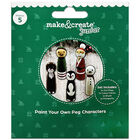 Paint Your Own Christmas Peg Characters image number 1