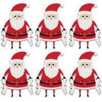 Christmas Santa Wooden Embellishments