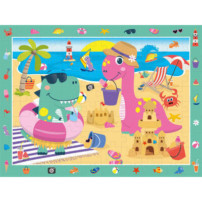 Dex & Flo 100 Piece Search & Find Jigsaw Puzzle image number 2