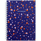 B5 Blue & Orange Spots Notebook image number 1