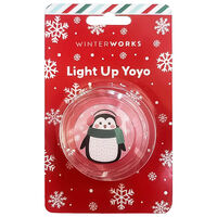 LED Christmas YoYo: Pink Penguin