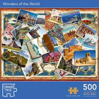 Wonders of the World 500 Piece Jigsaw Puzzle