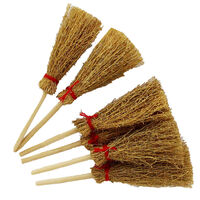 Halloween Mini Brooms: Pack of 6