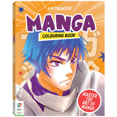 Art Maker Manga Colouring Book - Books - Adult Colouring - Adults - Hinkler