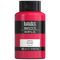 Liquitex Basics Acrylic Paint 400ml: Primary Red