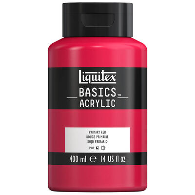 Liquitex Basics Acrylic Paint 400ml: Primary Red image number 1