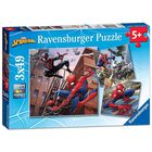 Spiderman 3 x 49 Piece Jigsaw Puzzle image number 1