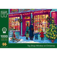 Toy Shop Window at Christmas 1000 Piece Jigsaw Puzzle