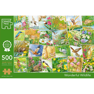 Wonderful Wildlife 500 Piece Jigsaw Puzzle image number 1