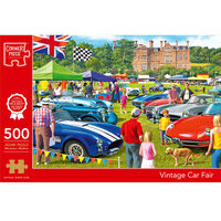 Vintage Car Fair 500 Piece Jigsaw Puzzle