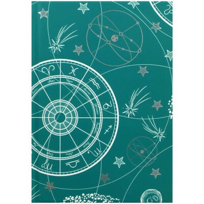 A5 Blue Celestial Map Notebook image number 1