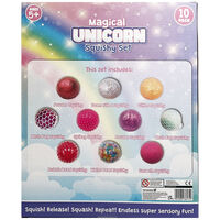 Magical Unicorn Squishy Set: Pack of 10