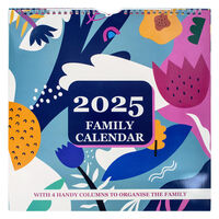 2025 Abstract Family Calendar