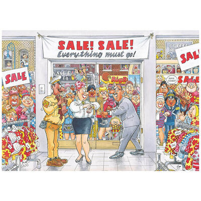 Wasgij Retro Mystery 7 Everything Must Go! 1000 Piece Jigsaw Puzzle image number 2