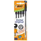 Bic Cristal Original Black Pens: Pack of 5 image number 1