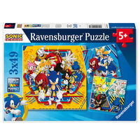 Sonic Prime 3-in-1 Jigsaw Puzzles