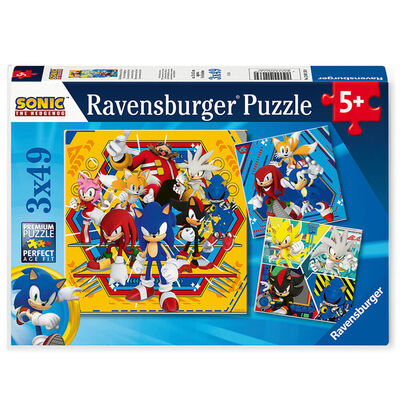 Sonic Prime 3-in-1 Jigsaw Puzzles image number 1