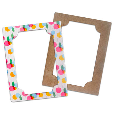 Happy Birthday Mini Chipboard Frames image number 2